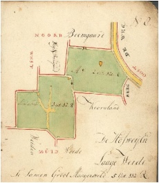 De boomgaard bij De Leste Stuver, 1819.JPG